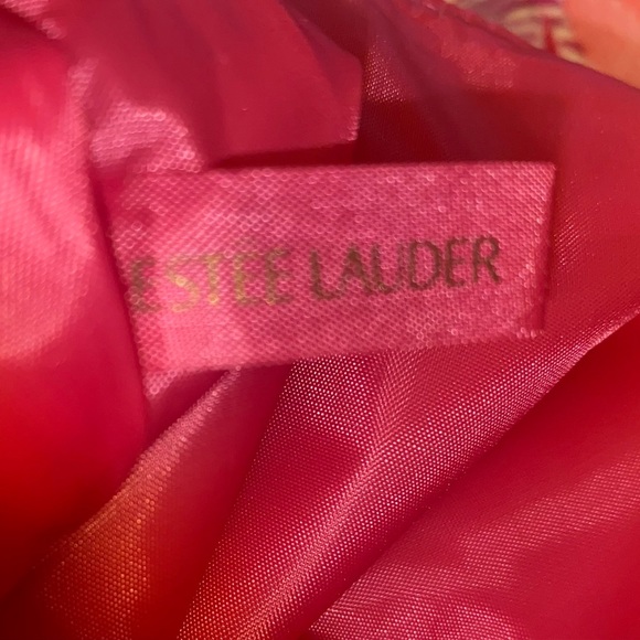 Estée Lauder Pink Floral Canvas Tote Bag - Picture 4 of 4